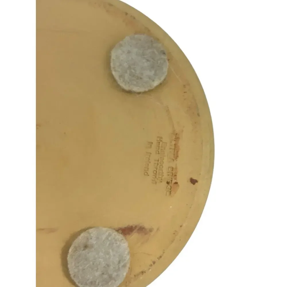 Kiltrea Bridge Pottery~IRELAND- Utensil Crock Brown and‎ Tan